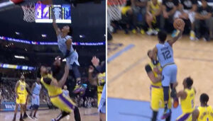 NBA – Ja Morant tente un nouvel assassinat sur Anthony Davis !