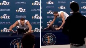 NBA – Rudy Gobert revient sur son geste polémique des micros