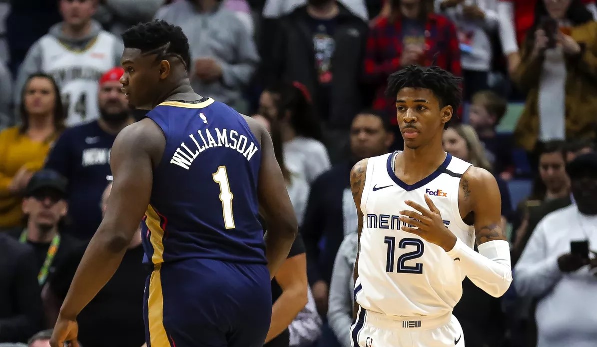 Zion Williamson et Ja Morant