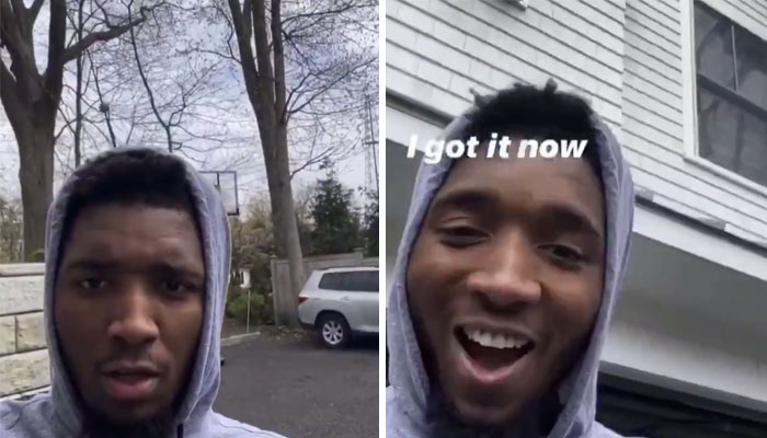 Donovan Mitchell tente un tir dingue... il se rate complètement