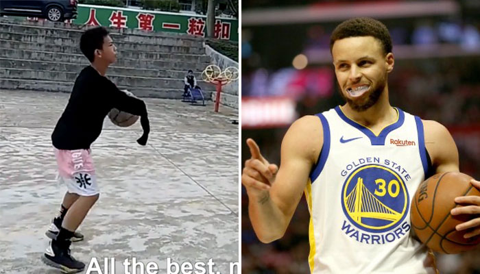 Stephen Curry est tombé sous le charme d'un jeune femme chinois