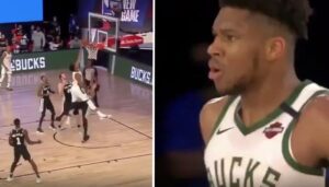 NBA – De retour depuis 3mn, Giannis envoie un poster… gâché par l’arbitre !