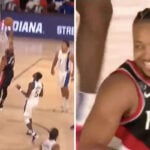 NBA – Cj McCollum rate un gros dunk ouvert… et est mort de rire !