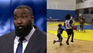 NBA – À 8 ans, le fils de Kendrick Perkins fait le buzz en match !