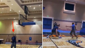 NBA – Luka Doncic sort encore un trick shot… et fait danser son coach !