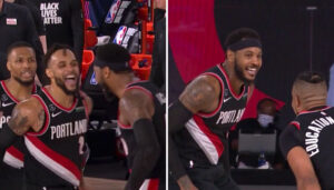 NBA – Un shoot ultra clutch de Melo et Portland file en playoffs !