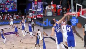 NBA – Toujours aussi bouillant, Devin Booker plante un poster sur 2 joueurs !