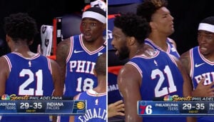 NBA – Tensions sur le banc des Sixers en plein match