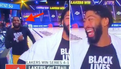 NBA – Anthony Davis mort de rire après le génial troll de LeBron !