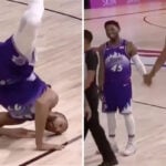 NBA – Gobert fait du breakdance en plein match, Mitchell mort de rire !