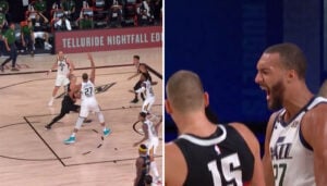 NBA – Rudy Gobert contre violemment Nikola Jokic et trash-talke !