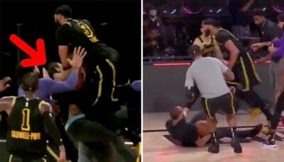 NBA – Dans le chaos après son buzzer, Davis dégomme un coéquipier façon Triple H