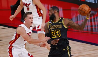 NBA – La séquence cocasse au petit déj entre LeBron et Duncan Robinson