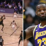 NBA – En plein air, LeBron distille un gros caviar pour Davis !