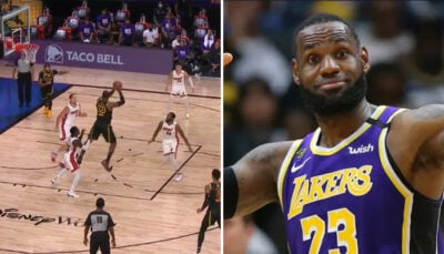 NBA – En plein air, LeBron distille un gros caviar pour Davis !