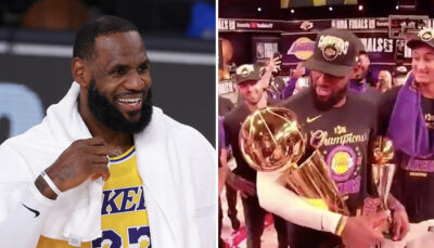 NBA – Ce que LeBron James a dit… au trophée Larry O’Brien