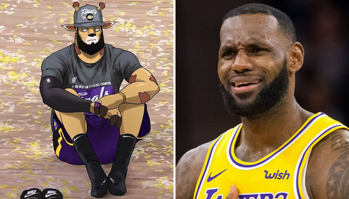 LeBron James et les Lakers ont un lien étroit avec les girafes NBA