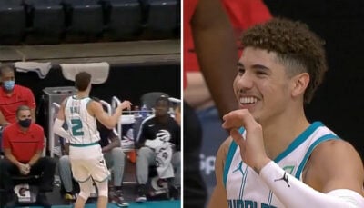 NBA – LaMelo Ball prend confiance et trash-talke d’entrée le banc adverse !