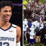 NBA – Ja Morant hilare devant une violente bagarre générale en foot US