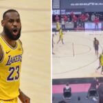 NBA – La vidéo de l’incident qui a chauffé LeBron révélée, le King réagit !