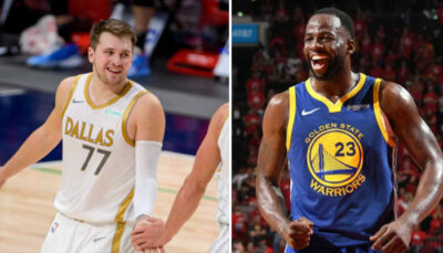 NBA – Draymond Green à genoux devant Luka Doncic