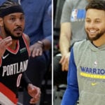 NBA – Steph Curry admiratif devant un gros move de Carmelo Anthony