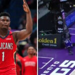 NBA – Trop puissant, Zion envoie valser un adversaire sur plusieurs mètres !