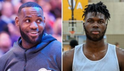 NBA – Un top prospect termine à 32 pts et 16 rebs de moyenne, LeBron réagit !