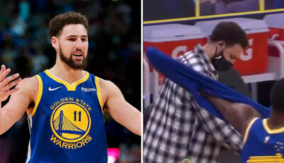 NBA – La vidéo déchirante de Klay Thompson sur le bord du parquet