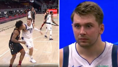 NBA – Luka Doncic expulsé pour avoir frappé Sexton, il n’en revient pas !