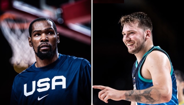 La superstar de Team USA, Kevin Durant, a fait l'objet d'une triste comparaison avec le génie slovène, Luka Doncic, incriminant fortement son coach, Gregg Popovich