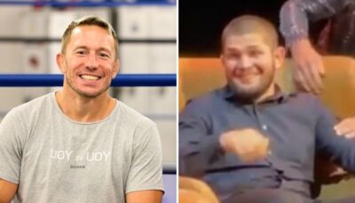 UFC – Incognito, Georges St-Pierre surprend Khabib en plein direct !