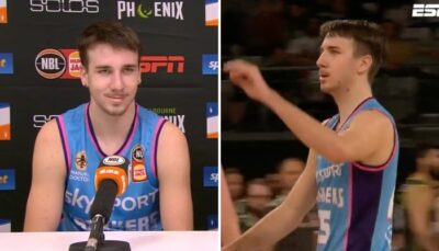 NBA/NBL – La célébration buzz du Français Hugo Besson en Australie !