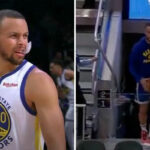 NBA – Steph Curry lâche un shoot de taré depuis les tribunes !