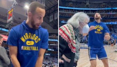 NBA – Les images virales de Steph Curry, qui sauve une vieille dame du drame