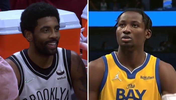 La superstar NBA des Brooklyn Nets, Kyrie Irving, a adressé un joli cadeau au rookie des Golden State Warriors, Jonathan Kuminga, après leur beau duel