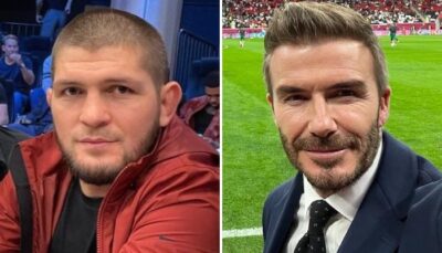 UFC – Khabib fait une proposition à David Beckham… et se prend un vent !