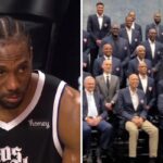 NBA – Kawhi Leonard se fait remarquer sur la photo culte des 75 !