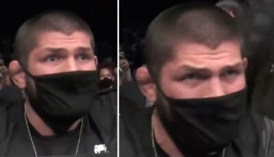 La vidéo dingue de Khabib à l’UFC 267, possédé devant le combat de son poulain !