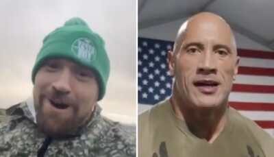 Tyson Fury fait une énorme proposition à The Rock !