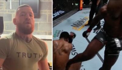 UFC – Un combattant sort un kick dévastateur, Conor McGregor réagit !