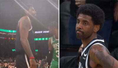 NBA – L’échange hilarant entre Irving et un fan des Celtics, en plein match !