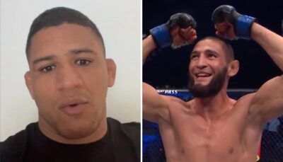 UFC 273 – Gilbert Burns fait une demande à Khamzat, il le ridiculise !