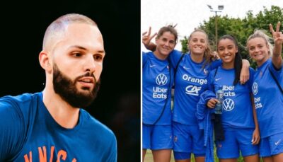 NBA – En plein match des Bleues, le tweet viral d’Evan Fournier sur le foot féminin