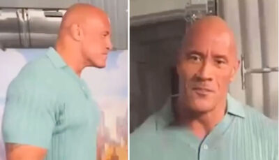 Frappé 2 fois au visage, la réaction virale de Dwayne « The Rock » Johnson !