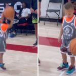 NBA – Les images virales de Canon Curry, 4 ans, déjà trop chaud !