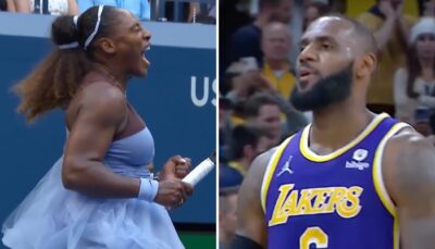 NBA – En feu, LeBron réagit à l’exploit de Serena Williams à l’US Open !