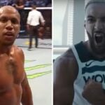 NBA/UFC – Rudy Gobert choque aux côtés de Ciryl Gane (1m93, 113 kg) : « Il doit faire…