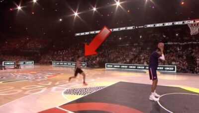 France – Hallucinant, Yves Pons dunke par dessus Victor Wembanyama tout entier (2m21) !