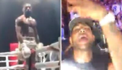 En plein combat de Cédric Doumbé, la vidéo virale de Booba, déchaîné !